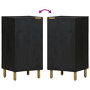 vidaXL fekete szerelt fa tálalószekrény 40 x 33 x 75 cm