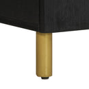 vidaXL fekete szerelt fa tálalószekrény 40 x 33 x 75 cm