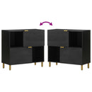 vidaXL fekete szerelt fa tálalószekrény 80 x 33 x 75 cm