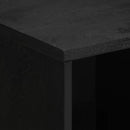 vidaXL fekete szerelt fa tálalószekrény 80 x 33 x 75 cm