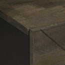 vidaXL 2 db fekete tömör mangófa éjjeliszekrény 40 x 33 x 46 cm