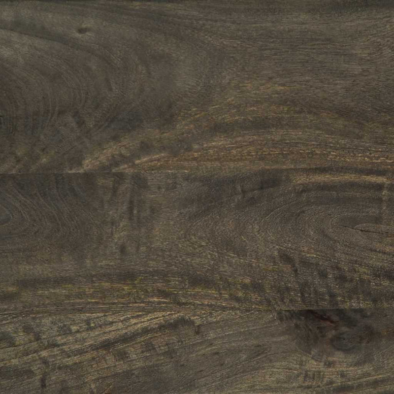 vidaXL 2 db fekete tömör mangófa éjjeliszekrény 40 x 33 x 46 cm