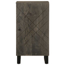 vidaXL komód fekete 40x33x75 cm tömörfa mangó