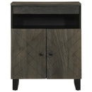 vidaXL Sideboard Fekete 60x33x75 cm tömörfa Mango