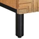 vidaXL barna tömör mangófa éjjeliszekrény 40 x 33 x 46 cm