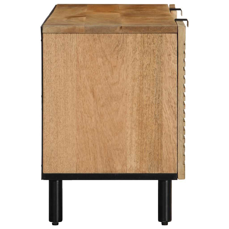 vidaXL barna tömör mangófa TV-szekrény 105 x 33 x 46 cm