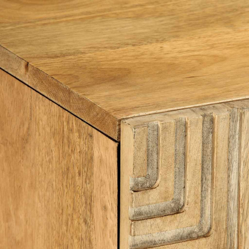 vidaXL barna tömör mangófa TV-szekrény 105 x 33 x 46 cm