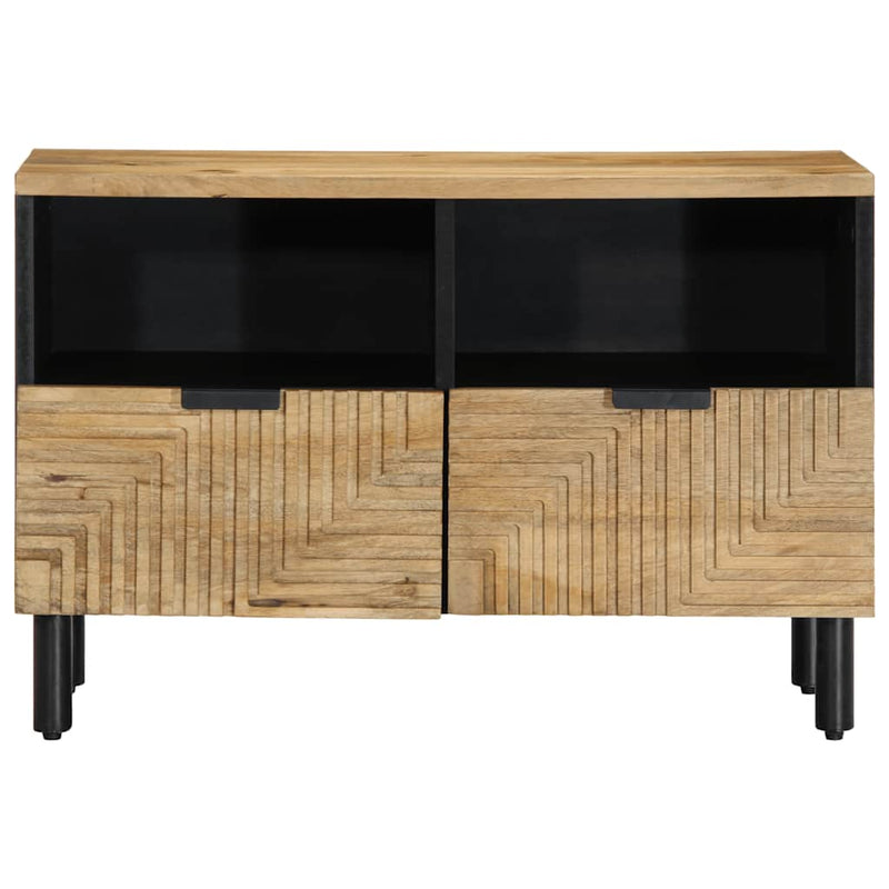 vidaXL barna tömör mangófa TV-szekrény 70x33x46 cm