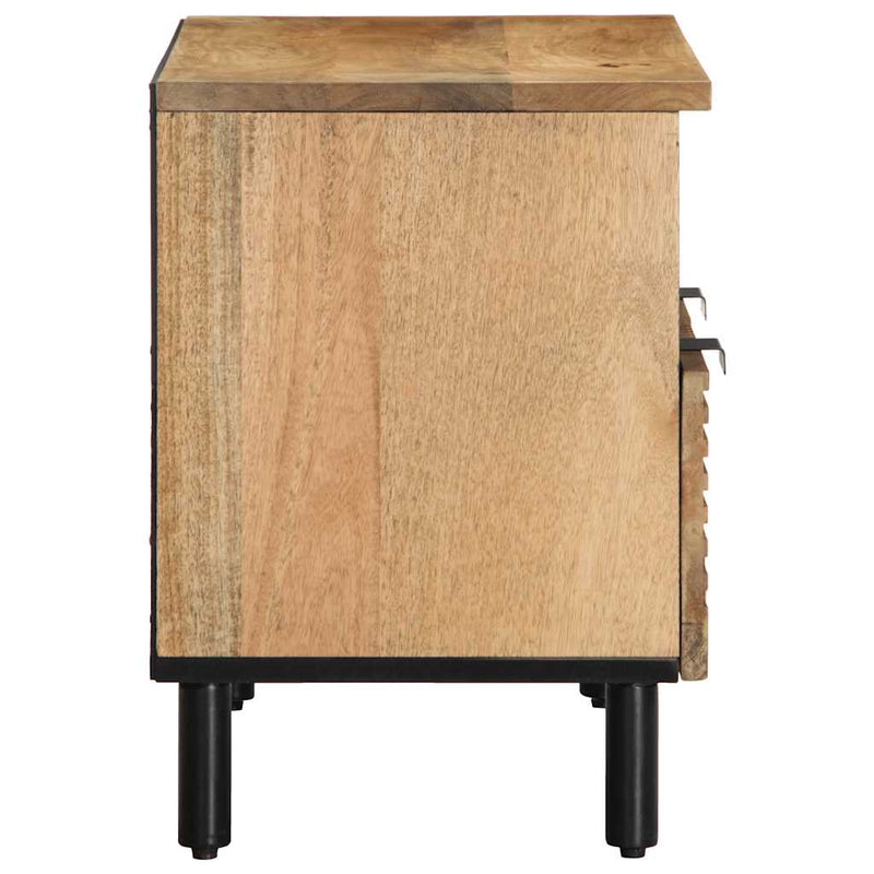 vidaXL barna tömör mangófa TV-szekrény 70x33x46 cm