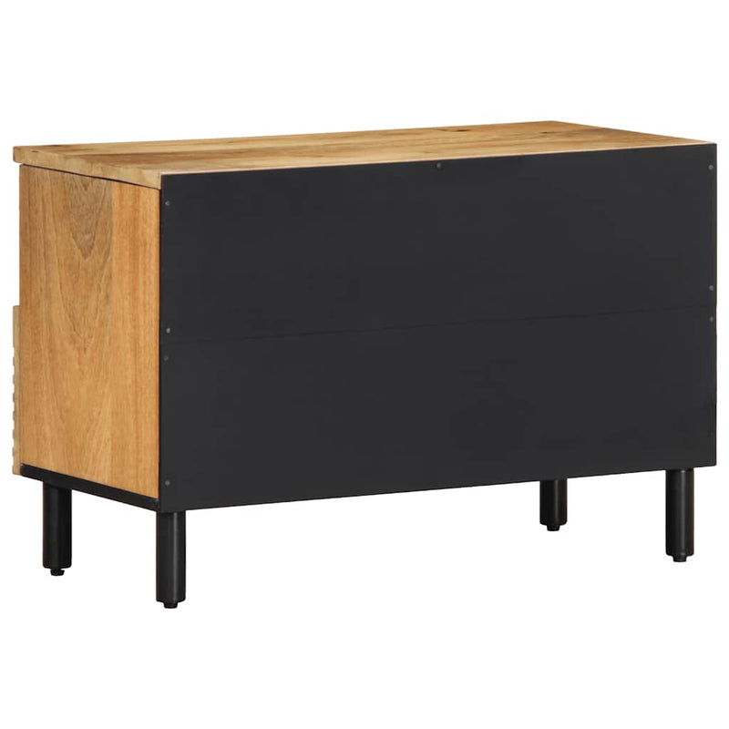 vidaXL barna tömör mangófa TV-szekrény 70x33x46 cm