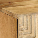 vidaXL barna tömör mangófa TV-szekrény 105 x 33 x 46 cm