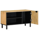 vidaXL barna tömör mangófa TV-szekrény 80 x 31,5 x 46 cm