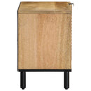 vidaXL barna tömör mangófa TV-szekrény 80 x 31,5 x 46 cm