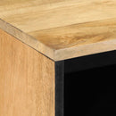 vidaXL barna tömör mangófa TV-szekrény 80 x 31,5 x 46 cm