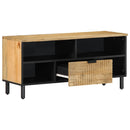 vidaXL barna tömör mangófa TV-szekrény 100 x 33 x 46 cm