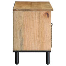 vidaXL barna tömör mangófa TV-szekrény 100 x 33 x 46 cm