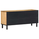 vidaXL barna tömör mangófa TV-szekrény 100 x 33 x 46 cm