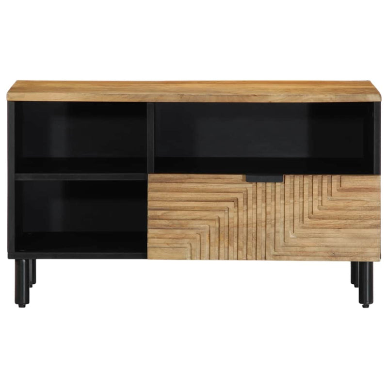 vidaXL barna tömör mangófa TV-szekrény 80 x 33 x 46 cm