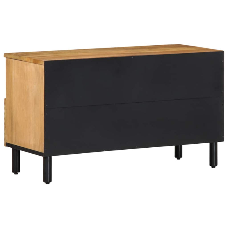 vidaXL barna tömör mangófa TV-szekrény 80 x 33 x 46 cm