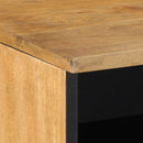 vidaXL barna tömör mangófa TV-szekrény 80 x 33 x 46 cm