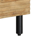 vidaXL barna tömör mangófa TV-szekrény 80 x 33 x 46 cm