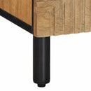 vidaXL barna tömör mangófa TV-szekrény 100 x 33 x 46 cm