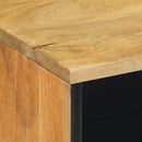 vidaXL komód barna 80x33x75 cm tömör fa mangó