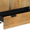 vidaXL barna tömör mangófa magasszekrény 60 x 33 x 100 cm