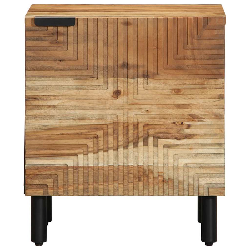 vidaXL 2 db tömör akácfa éjjeliszekrény 40 x 33 x 46 cm