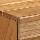 vidaXL 2 db tömör akácfa éjjeliszekrény 40 x 33 x 46 cm