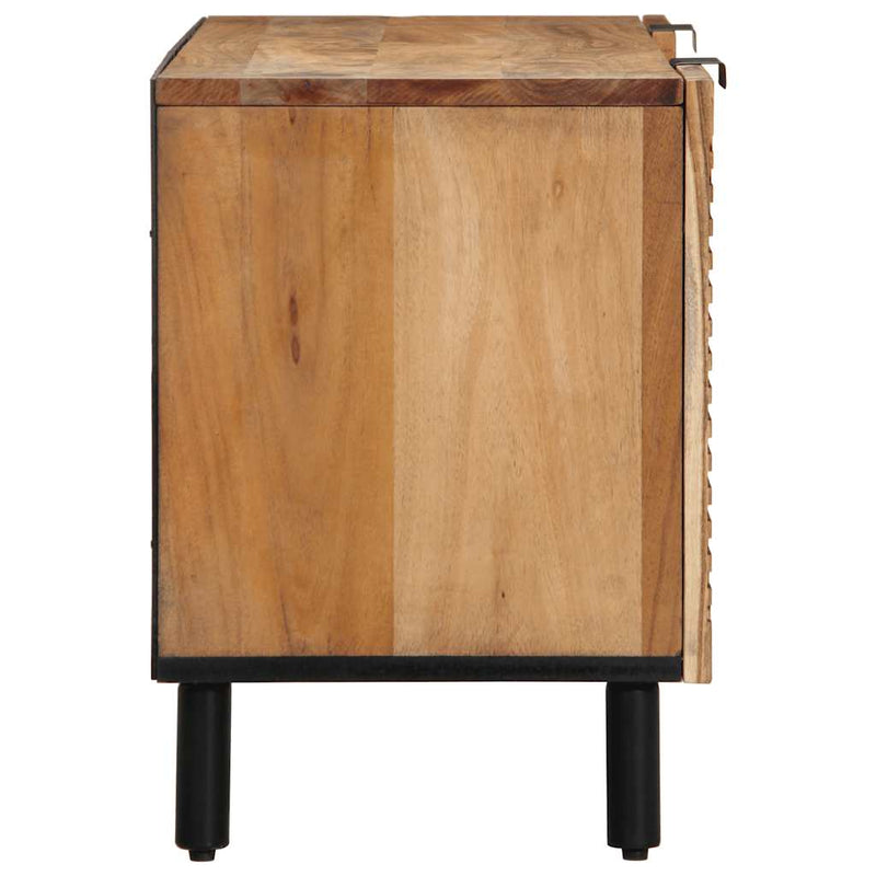 vidaXL tömör akácfa TV-szekrény 105 x 33 x 46 cm