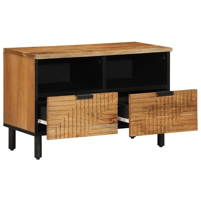 vidaXL tömör akácfa TV-szekrény 70 x 33 x 46 cm