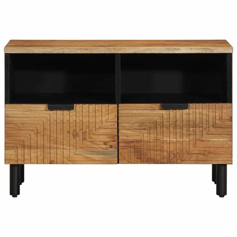 vidaXL tömör akácfa TV-szekrény 70 x 33 x 46 cm