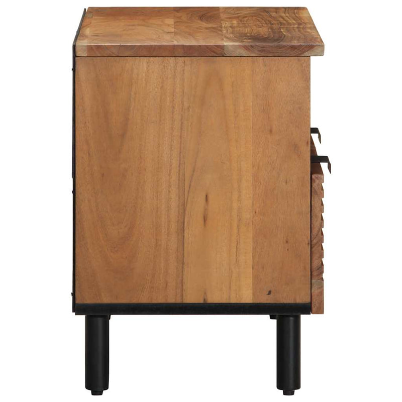 vidaXL tömör akácfa TV-szekrény 70 x 33 x 46 cm