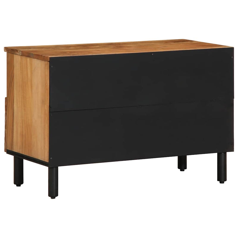 vidaXL tömör akácfa TV-szekrény 70 x 33 x 46 cm