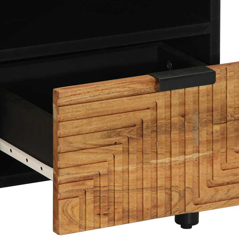 vidaXL tömör akácfa TV-szekrény 70 x 33 x 46 cm