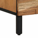 vidaXL tömör akácfa tálalószekrény 60 x 33 x 75 cm