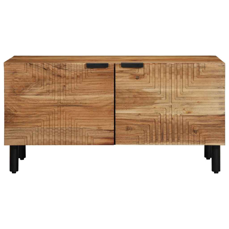 vidaXL tömör akácfa dohányzóasztal 80 x 50 x 40 cm