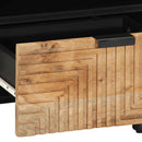 vidaXL 2 db tömör akácfa éjjeliszekrény 40 x 33 x 46 cm