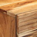 vidaXL Éjjeliszekrény fiókkal Barna 50 x 33 x 62 cm Tömör akácfa