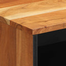 vidaXL Éjjeliszekrény fiókkal Barna 50 x 33 x 62 cm tömör akácfa