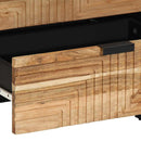 vidaXL Éjjeliszekrény fiókkal Barna 50 x 33 x 62 cm tömör akácfa