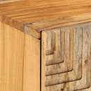 vidaXL TV egységek fiókkal Tömör Akácfa 105 x 33,5 x 46 cm Faanyag