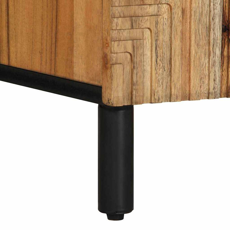 vidaXL TV egységek fiókkal Tömör Akácfa 105 x 33,5 x 46 cm Faanyag