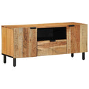 vidaXL TV szekrény fiókkal Barna 105 x 33 x 46 cm Tömör Mangófát