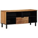 vidaXL TV szekrény fiókkal Barna 100 x 33 x 46 cm Tömör Mangófát