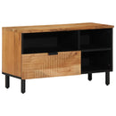 vidaXL TV szekrény fiókkal Barna 80 x 33 x 46 cm Tömör Mangófát