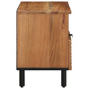 vidaXL TV szekrény fiókkal Barna 80 x 33 x 46 cm Tömör Mangófát