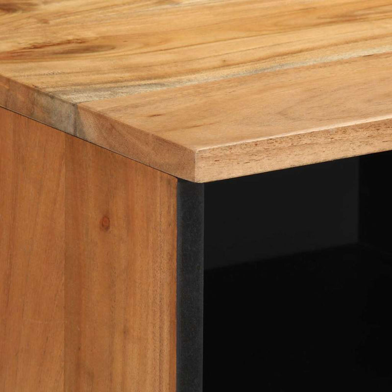 vidaXL TV egységek fiókkal Tömör Akácfa 100 x 33,5 x 46 cm Faanyag