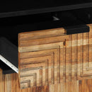 vidaXL Fürdőszobai mosdószekrény Tömör Akácfa 38 x 33 x 160 cm Faanyag